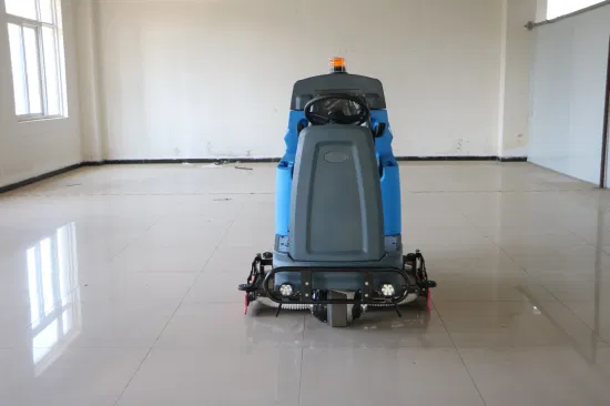 Máquina de limpieza de suelos con paseo, barredora, equipo fregador con garantía