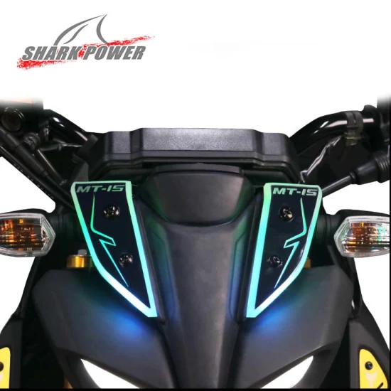 Accesorios para motocicleta, piezas del cuerpo, tira LED Flexible decorativa de ajuste Universal, luz impermeable para YAMAHA Mt15